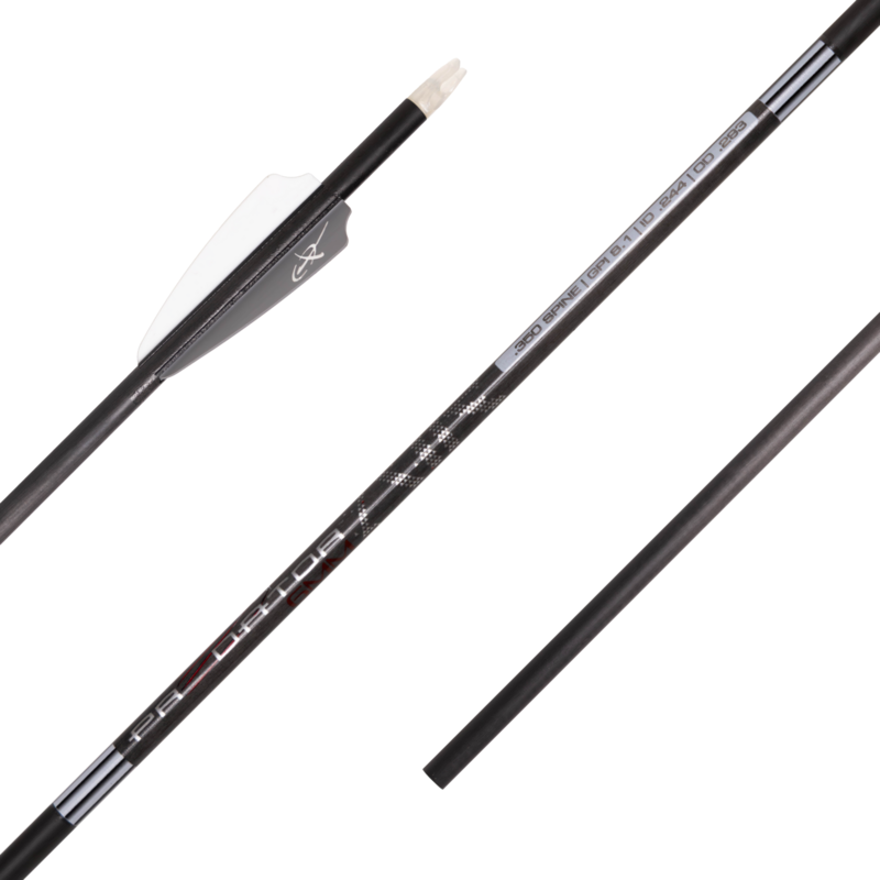 Carbon Express Predator AIR 6mm Carbon Hunting Arrow Shafts (12-Pack)