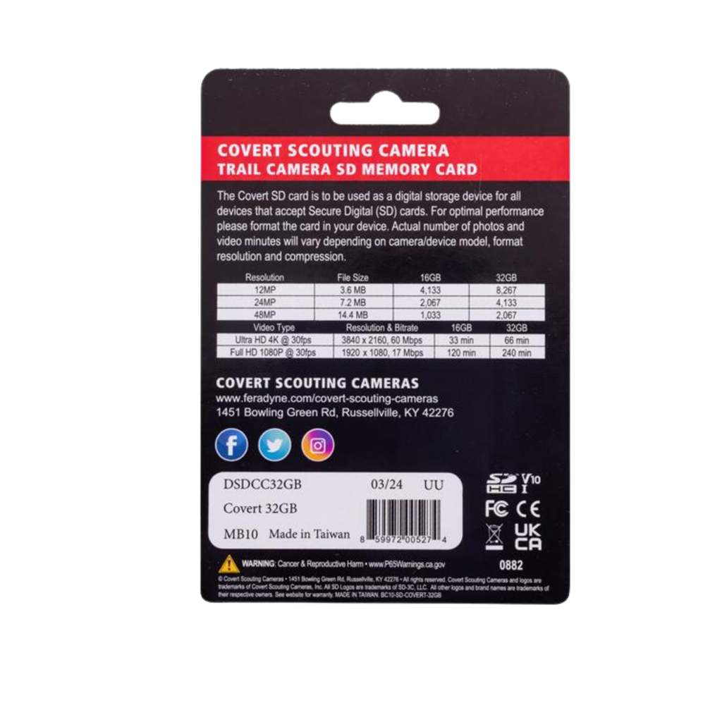 Covert SD Memory Card