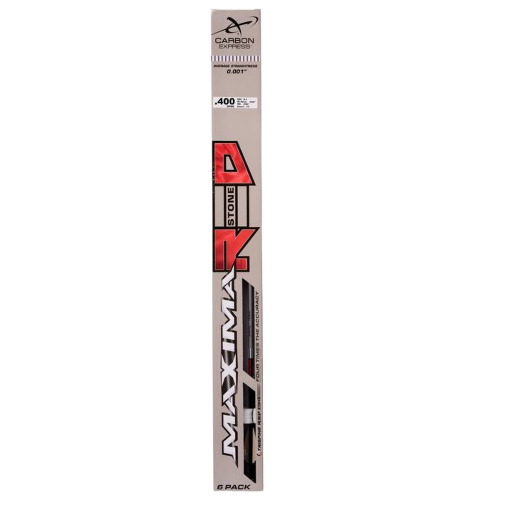 Carbon Express Maxima RED 6mm Stone Carbon Hunting Arrow Shafts (12-Pack)