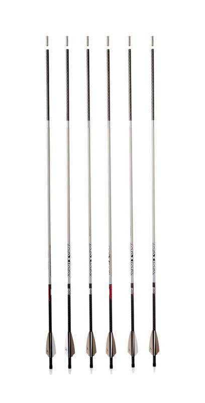 Carbon Express Maxima RED 6mm Stone Fletched Carbon Hunting Arrows