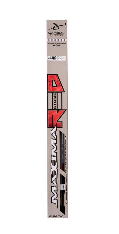 Carbon Express Maxima RED 6mm Stone Fletched Carbon Hunting Arrows