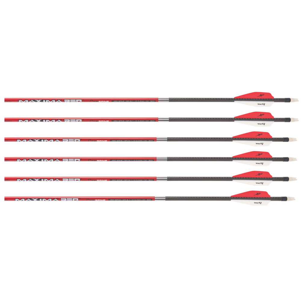 Carbon Express Maxima Red 5mm Pre-Fletched Arrows