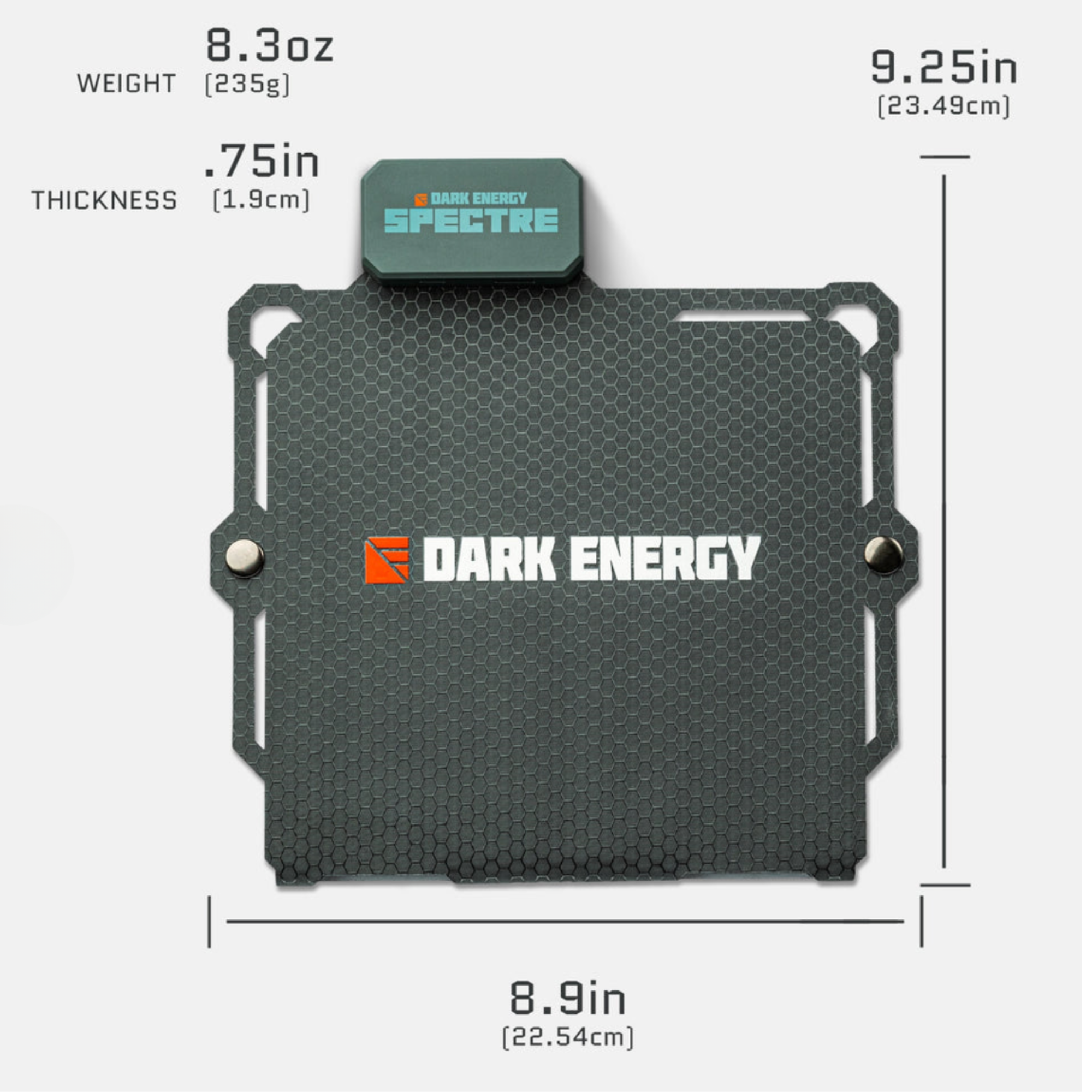 Dark Energy Spectre 8W Solar Panel