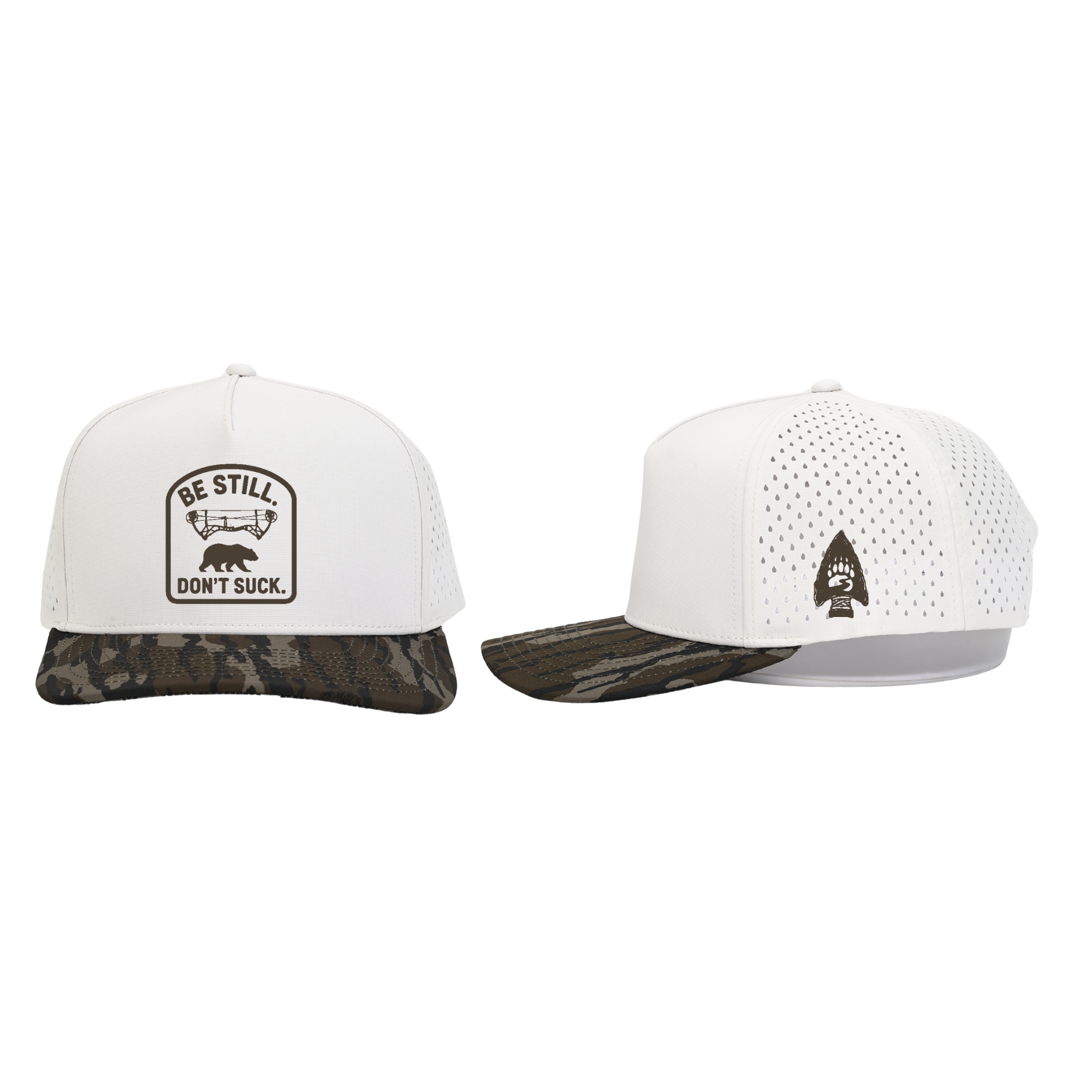 Bear River Hat - Mossy Oak & White