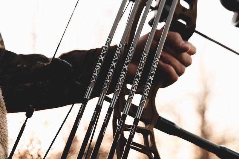 Carbon Express Maxima RED 6mm Stone Fletched Carbon Hunting Arrows