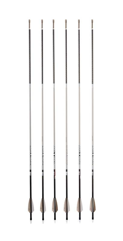 Carbon Express Maxima RED 5mm Stone Fletched Carbon Hunting Arrows (6-Pack)