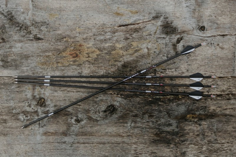 Carbon Express Maxima Sable RZ Fletched Carbon Hunting Arrows (6-Pack)