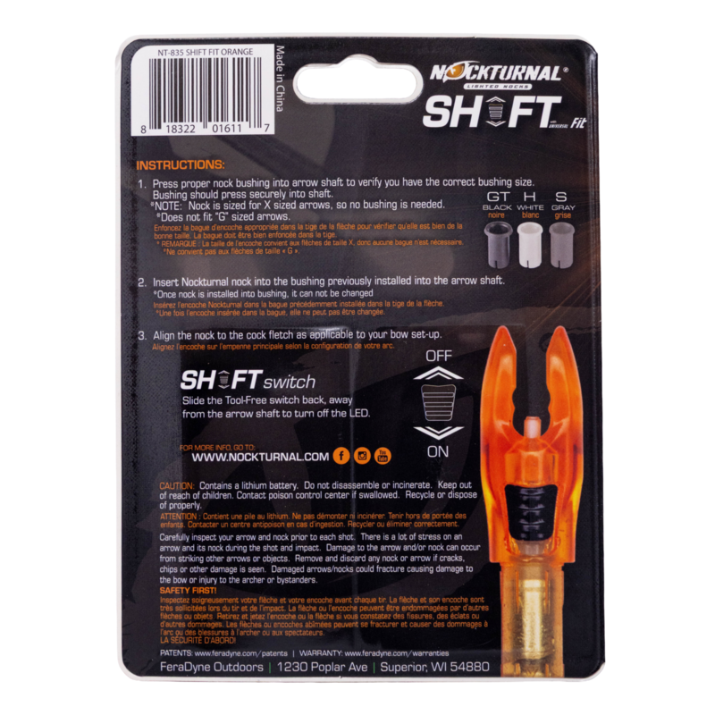 Nockturnal Shift Universal Fit Lighted Nocks