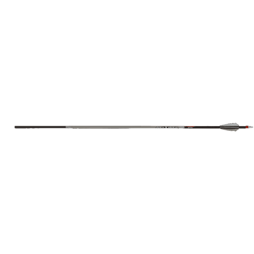 Carbon Express Maxima RED Stone Fletched Carbon Hunting Arrows (6-Pack)