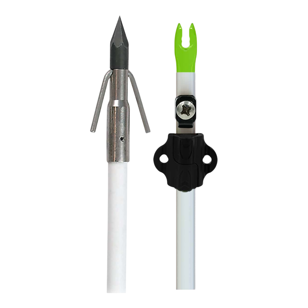 Muzzy Bowfishing Classic White Fiberglass Arrow