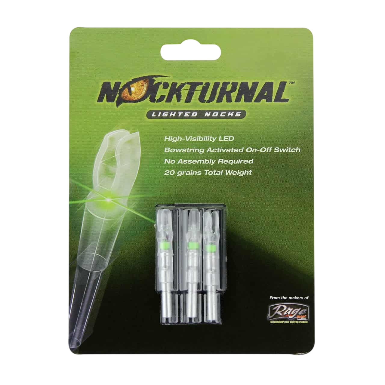 Nockturnal G-Nock Lighted Nocks (3-Pack)