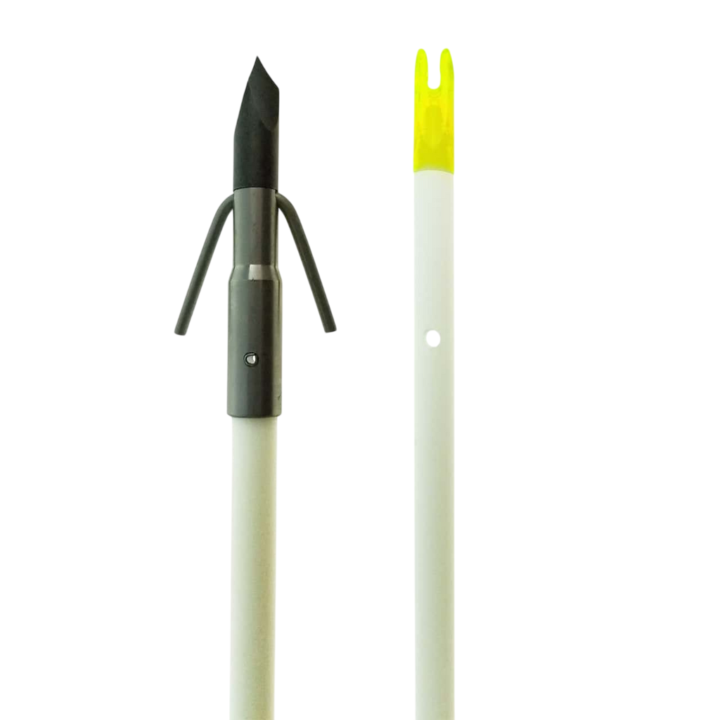 Muzzy Bowfishing Classic White Fiberglass Arrow