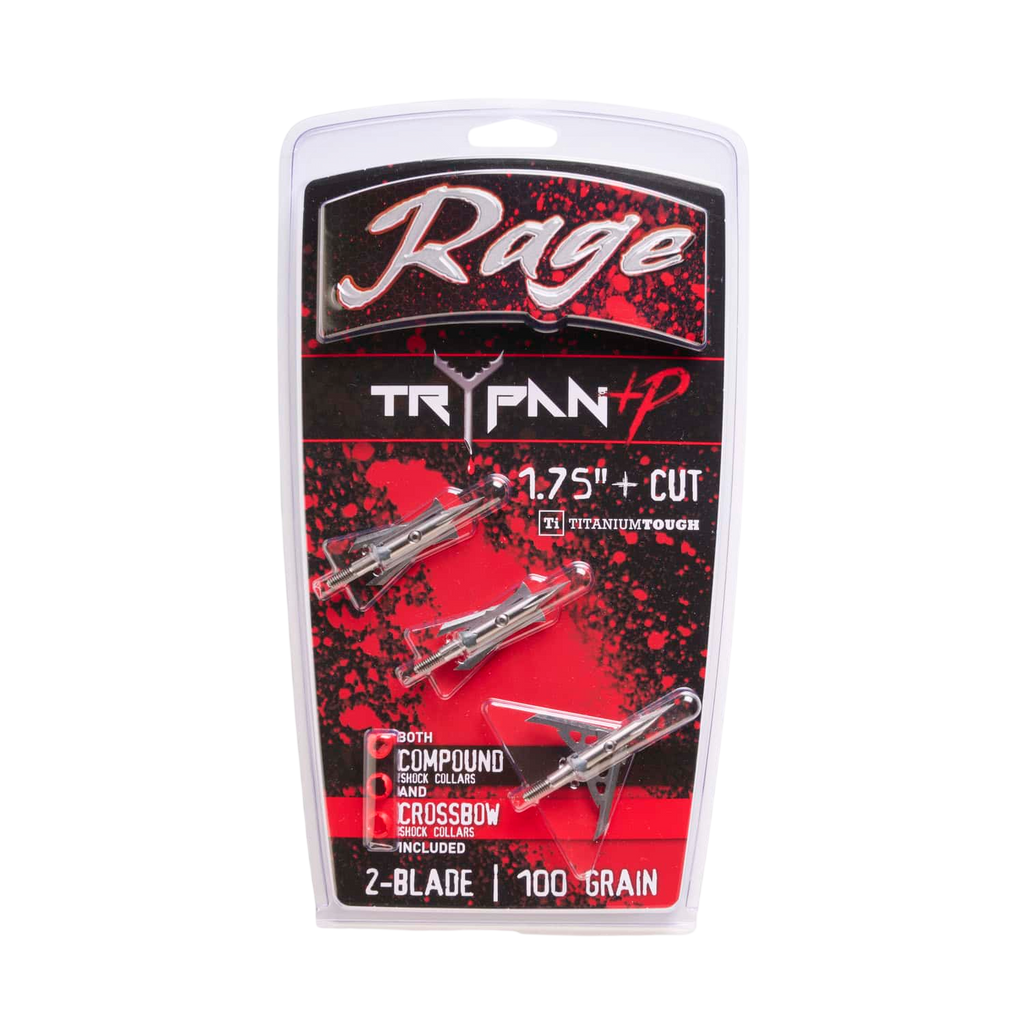 Rage Black Series Trypan 2-Blade Broadheads