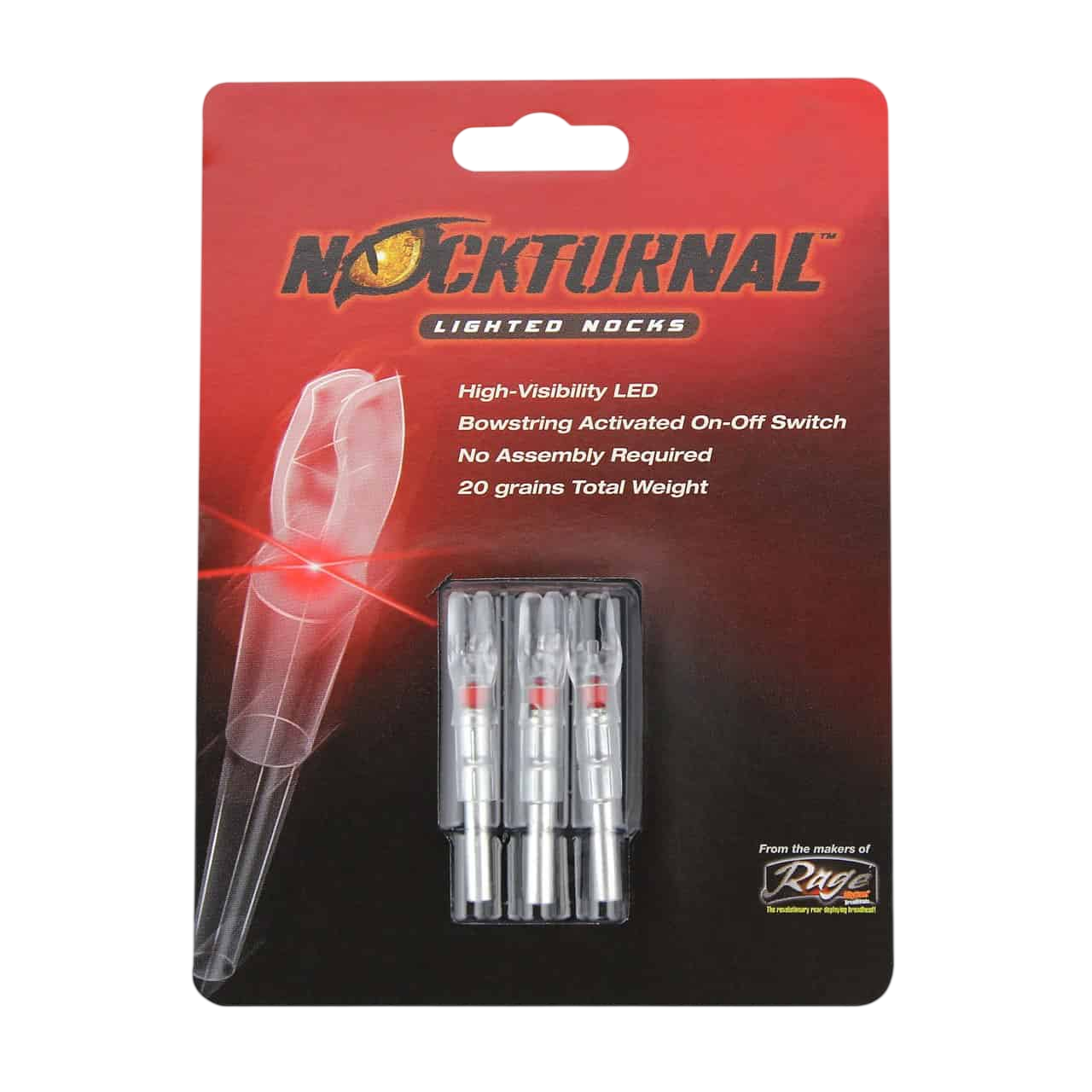 Nockturnal G-Nock Lighted Nocks (3-Pack)