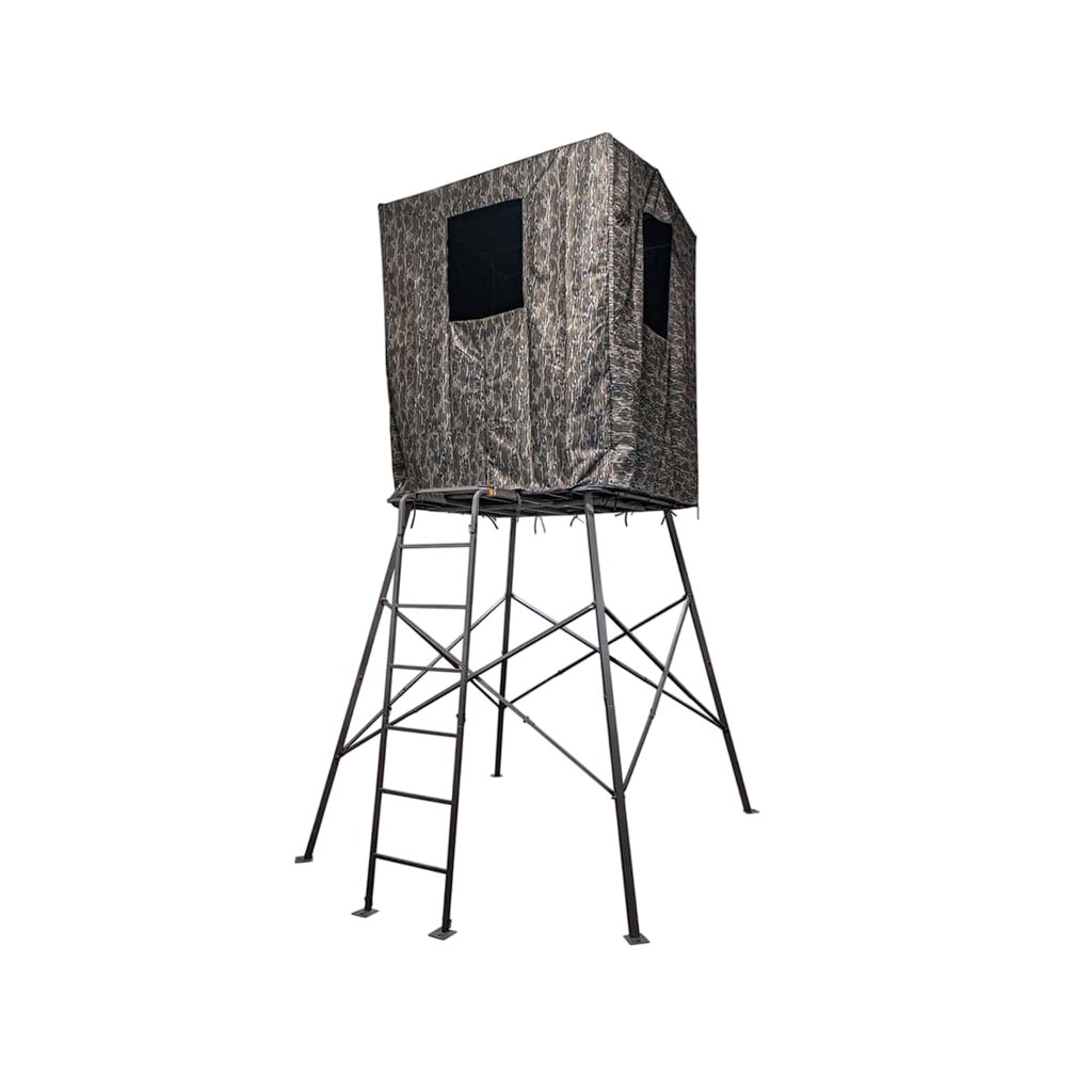 Rhino 10-Foot Quadpod Tree Stand – 2 Swivel Chairs