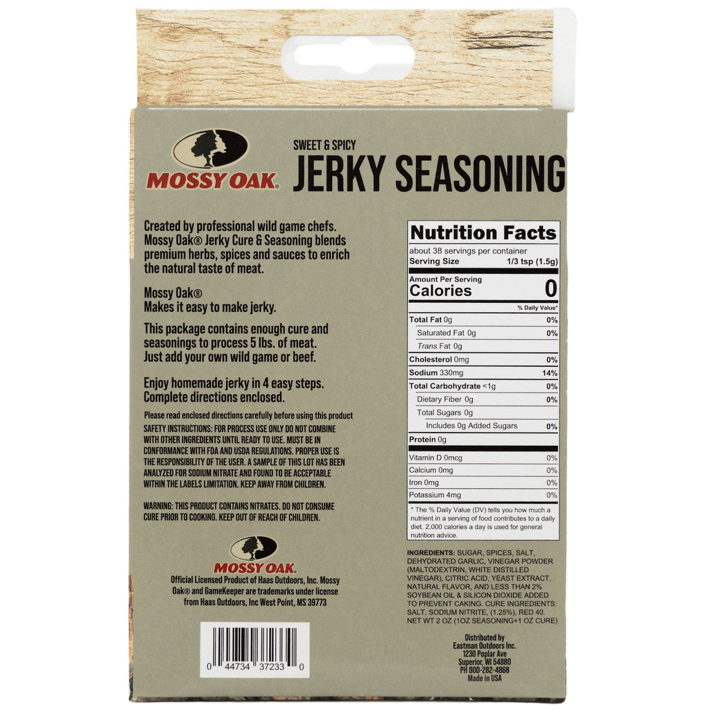 Mossy Oak Sweet & Spicy Wild Game Jerky Seasoning Mix (5 lb. Batch)