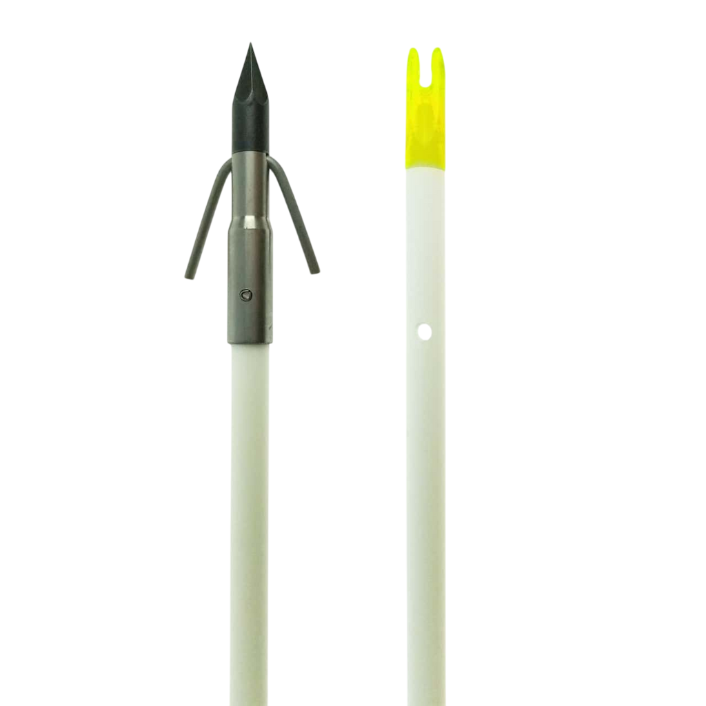Muzzy Bowfishing Classic White Fiberglass Arrow