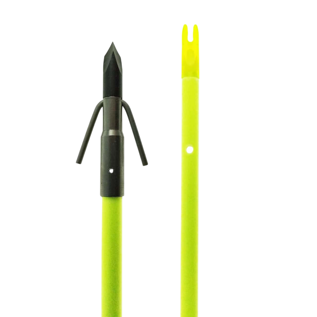 Muzzy Bowfishing Classic Chartreuse Fiberglass Arrow