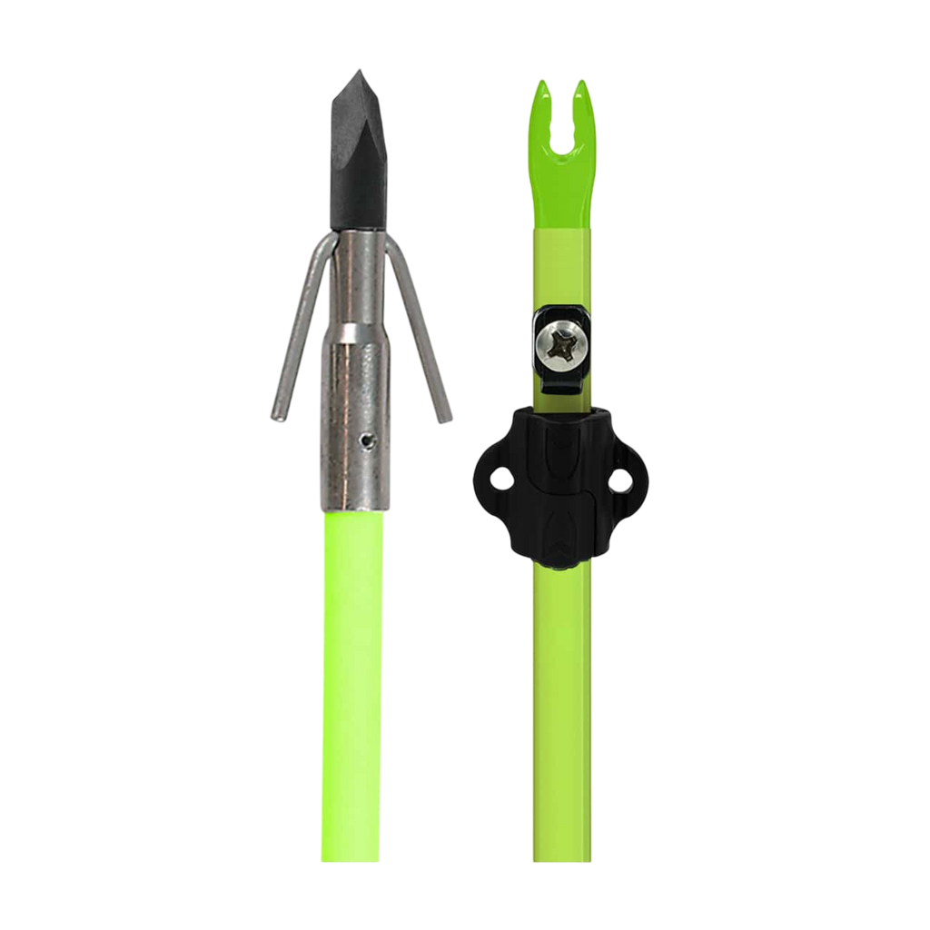 Muzzy Bowfishing Classic Chartreuse Fiberglass Arrow