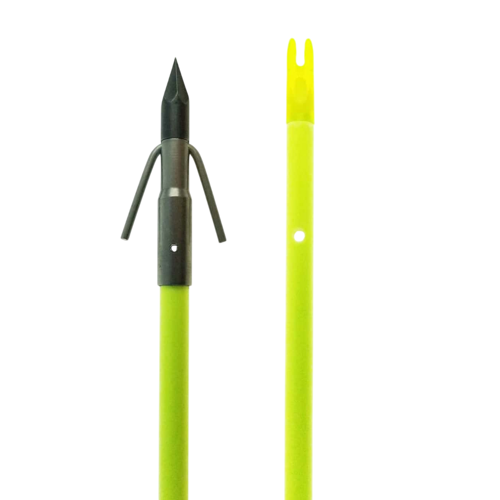 Muzzy Bowfishing Classic Chartreuse Fiberglass Arrow