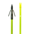 Muzzy Bowfishing Classic Chartreuse Fiberglass Arrow