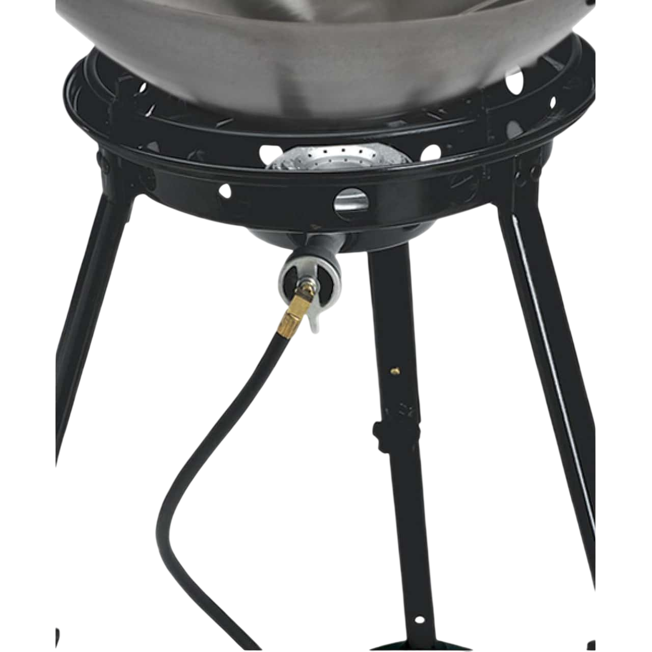 Eastman Outdoors 22" Carbon Steel Wok Kit with Big Kahuna 65,000 BTU Burner