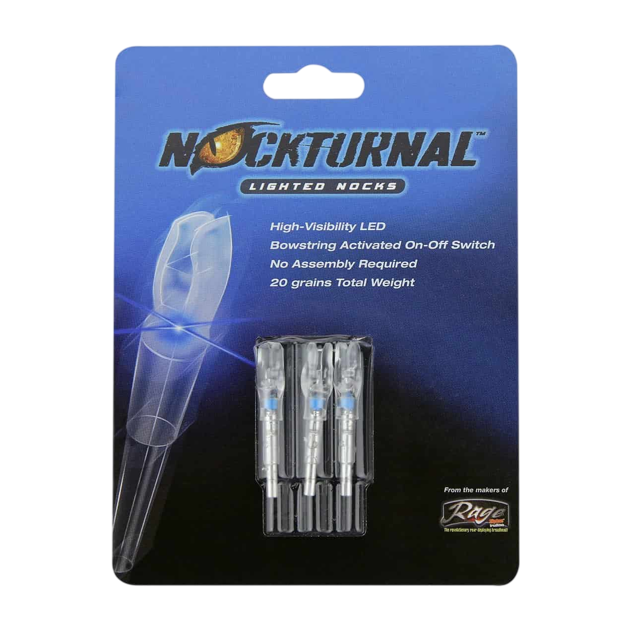 Nockturnal G-Nock Lighted Nocks (3-Pack)