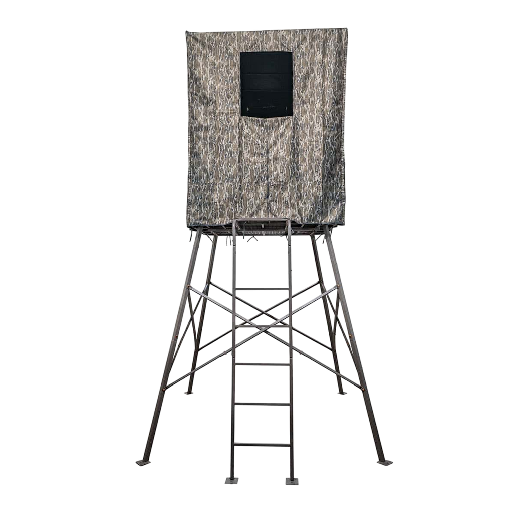 Rhino 10-Foot Quadpod Tree Stand – 2 Swivel Chairs