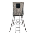 Rhino 10-Foot Quadpod Tree Stand – 2 Swivel Chairs
