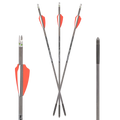 AXE 6 Pack .166" Micro Diameter 17.5" Crossbolts with Lighted Nocks