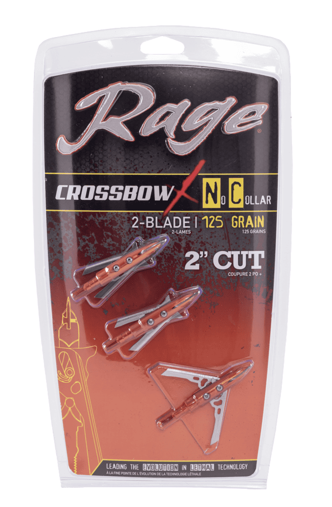 Rage Crossbow X NC 2-Blade Broadheads
