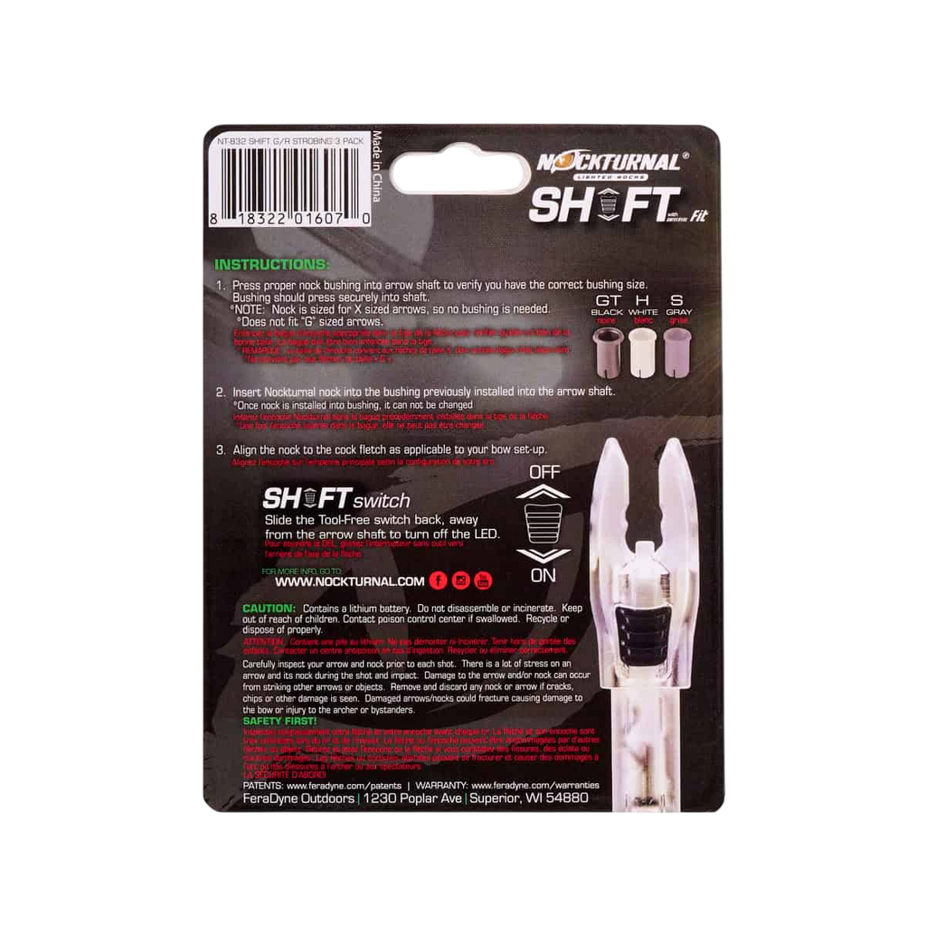 Nockturnal Shift Universal Fit Lighted Nocks